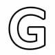 Alphabet Coloring Image G