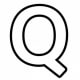 Alphabet Coloring Image Q
