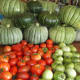 If you plan to grow and cook your own produce, you'll need plenty of kitchen bench space during harvest time. This is just one day's harvest of pumpkins and tomatoes.