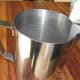 The same jug baristas use when steaming milk for coffee has many uses in an off-grid kitchen.