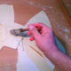 Fold the second over and repeat until reach the last one.