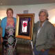 DOMINIC PANGBORN: "POPPY SHOT" (Created on board ship because he ran out of Poppy's; went home to paint 42 more)