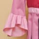 Ruffle sleeves, straight from the pattern piece.