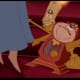 Belle's shoes. Simple black flats with no heel. Color in this picture looks brown, but this is just Lumiere's lighting. If compared with shots of Belle in the daylight, the shoes are black, which is consistent with how Disney presents Belle at the