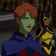 Ms Martian, Bumble Bee, Batgirl and Wonder Girl
