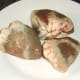 Prepared lamb hearts as bought from butcher