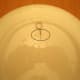 wire hanger-- hanger goes on top middle of plate -- oval indicates where glue should go