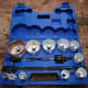 Drill Hole Saw Bits to cut centre hole in wood circle to fit wooden broom handle