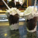 Shaved espresso ice with whipped cream (Granita di Caffe' alla Panna)