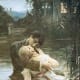 Maxmilian Pirner. What a neat piece of art, Lovers in a boat.