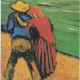 Lovers in Arles (detail) - Vincent Van Gogh- Oil on Canvas - March 1888