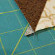 4. Press to the dark fabric.
