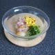 Principal ingredients are combined for chicken and sweetcorn fritters