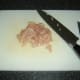 Finely chopped chicken breast