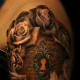 Key hole tattoo