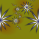 Abstract Daisies