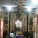 The interiors of the modest temple where we enjoyed a wonderful bhajan session.