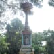 The 32 feet Stupi inaugurated on 3Feb. 1973 by Bhagawan to mark the Silver Jubilee of the Guindy Temple as it stands today.