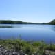 An overlook of Hematite Lake