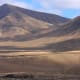 The volcanic hills which lie behind the beach at Playa Mujeres
