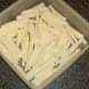 Cut microchips ready for fridge
