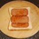 Fried Spam slices on bread