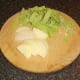 Sliced cabbage and onion for braising