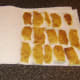 Drying potato skins for deep frying