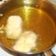 Deep frying Spam fritters