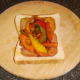 Fried peppers are added to fried Spam