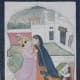 Lord embraces a lady. 1830 AD