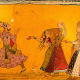 Hero taking the scarf of a milkmaid. A.D. 1700