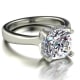 Cushion Cut Diamond Ring
