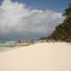 The famous white beach of Boracay.