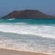 This is Isla de Lobos, a small undeveloped island and nature reserve off the northeast coast of Fuerteventura near Correlejo. It can be visited by boat on a day trip