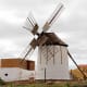 A reminder of the importance of wind, harnessed as windpower, on Fuerteventura. This windmill - one of many on the island - can be found with an associated museum in the village of Tiscamanita