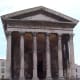 Facade of the Maison Carree in Nimes
