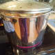 Step 25: Put on the lid and heat to high heat, but just the step under the highest setting. Tilt the lid and reduce the heat a couple notches when you get a rapid boil and keep at a rapid boil for 40 minutes.