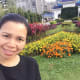 The flower beds at the Liberty Square