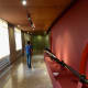 Me walking along the corridors with the items displayed at Lantaka of War and Peace