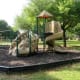 Small children’s playground in the park