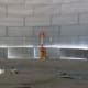 You can see how these hydraulic jacks work as a team to raise the bin in a level, stable manner. This is a typical spacing of one jack per every 2 sheets.