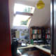 Walking into the office from the landing