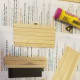 Magnets with adhesive backs are easy to use for this project.