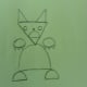 Add two circle eyes and a circle nose.