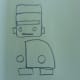 Add little rectangle ears.