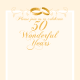 Gold "50 Wonderful Years"