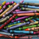 Crayons or paints with color