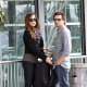 Kate Beckinsale at the airport in platform high heels