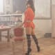 Kate Beckinsale thigh high stockings and high heels stilettos in a magazine photoshoot